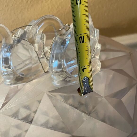 3 Lucite Swan Ornaments - Picture 11 of 14
